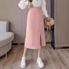 High-Waisted Slimming Midi Skirt for Women, 2024 Spring Collection, Plus Size Hip-Hugging Design, Curvy Fit