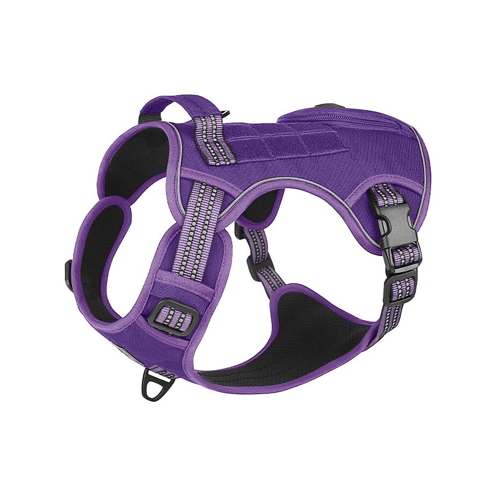 Cross-Border Tactical Dog Harness Vest with Leash