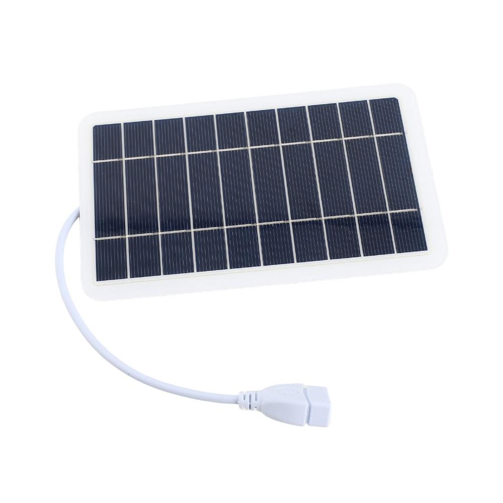 High Efficiency Portable Solar Charger 5V 2W Solar Cell Panel USB Solar Charger  Emergency Use