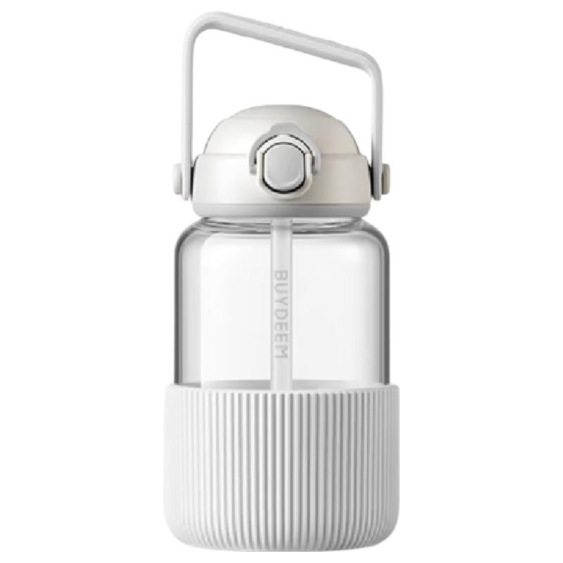 Beiding 1000ML High Borosilicate Glass Straw Tumbler