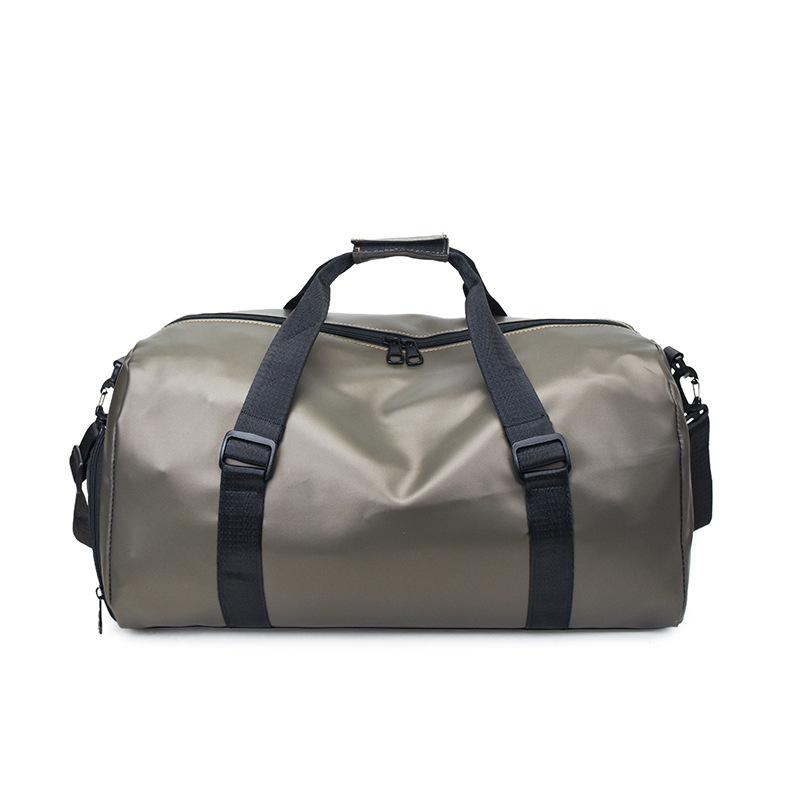 Gym Bag with Dry and Wet Separation, Luggage Bag with Independent Shoe Compartment, Yoga Bag, Large Capacity, Can Be Attached To a Trolley Handle,