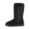 Nowa Moda Botas Mujer Prawdziwa Skóra Owcza Damskie Buty Zimowe 100% Naturalne Futro Buty Zimowe Wodoodporne Damskie Długie Buty