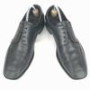 80s-90s Vintage USA Florsheim Leather U-Tip Men 27 Black Goodyear(USED)