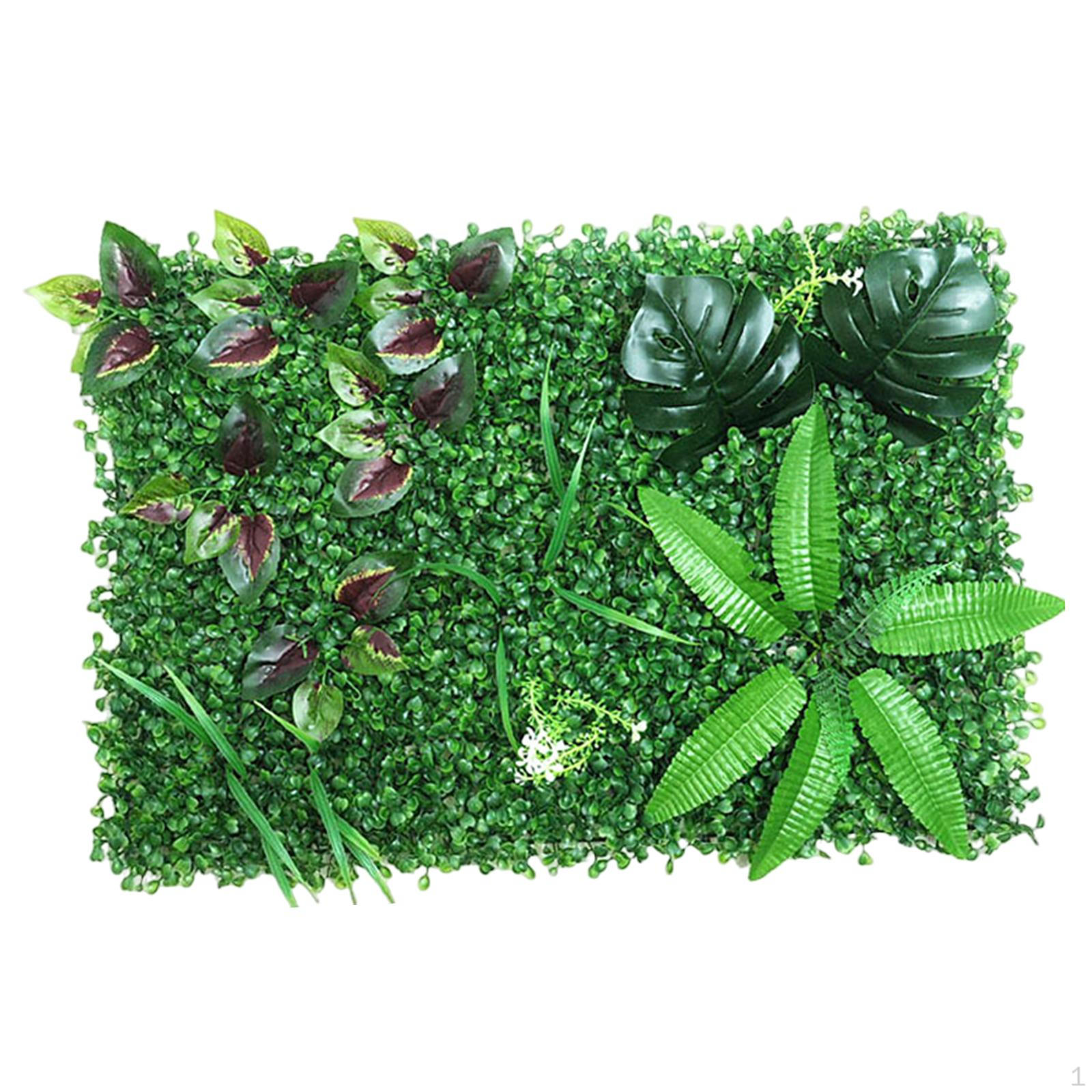 Искусственная зеленая живая изгородь Стена Искусственный фон Забор для уединения для сада StyleD