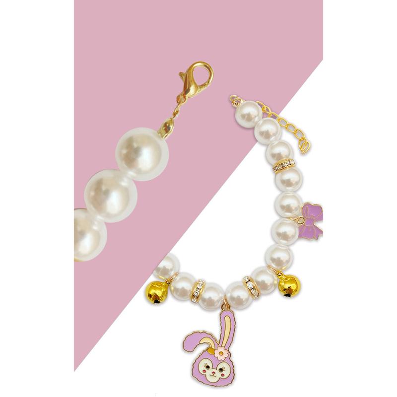 Pet  Pearl  Necklace Diverse Exquisite Styles Adjustable Size Cat Collar Jewelry Accessory Pendant