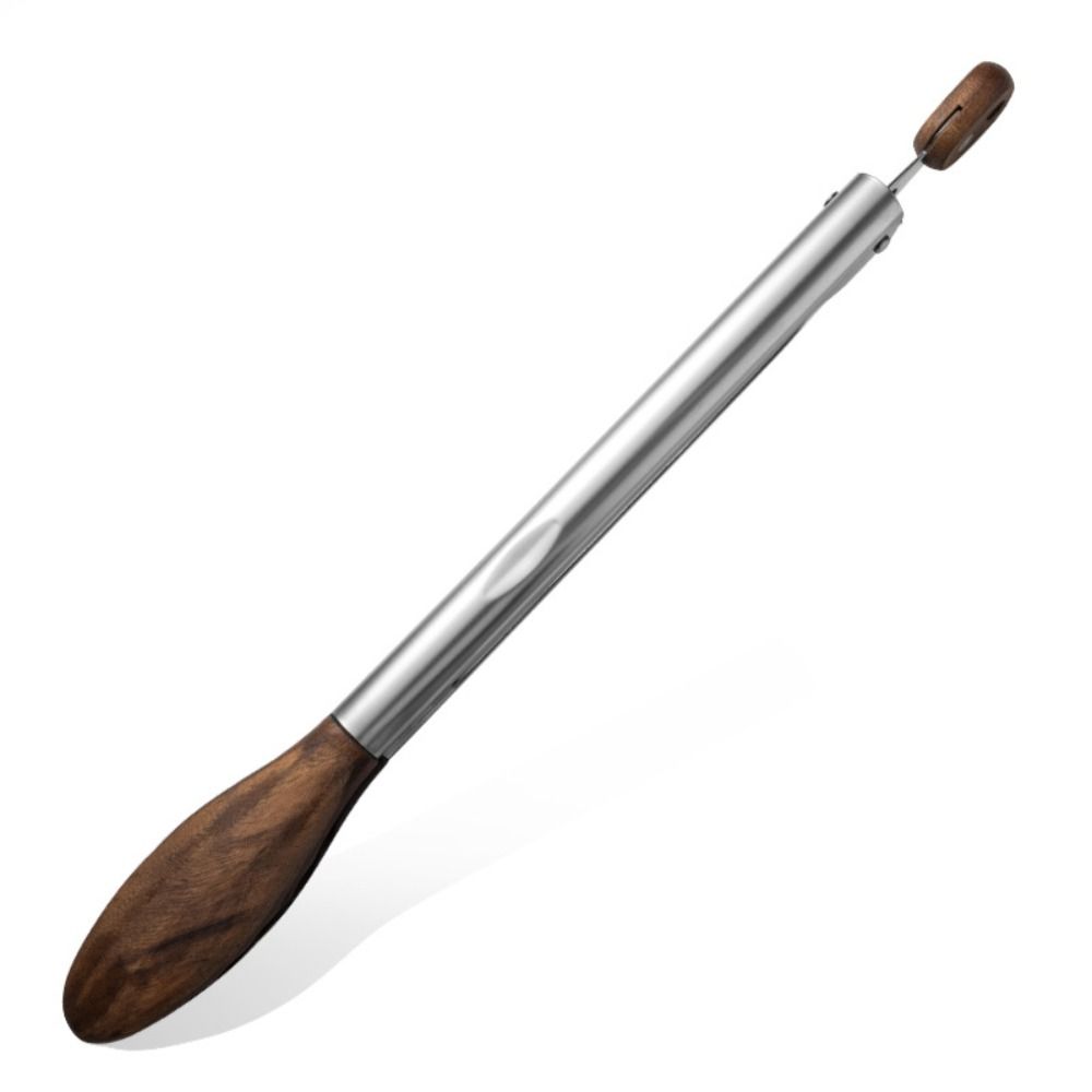 Wooden Tips Food Salad Tongs Long Handle Barbecue Tongs New Kitchen Cooking Tongs Grilling