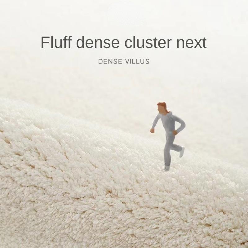 Nordic Style Irregular Carpets for Living Room Fluffy Soft Bedside Rug Heterogonal Bedroom Decor Plush Carpet Simple Thicken Mat