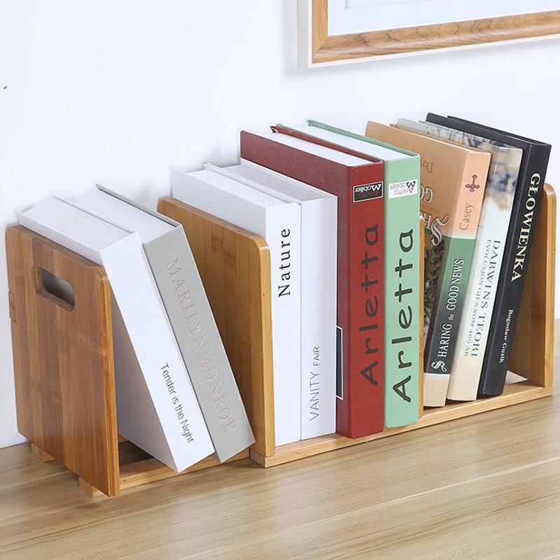 Выдвижная бамбуковая книжная полка