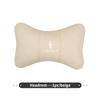 For Lincoln Car Headrest Breathable Soft Neck Pillow Spine Protect Accessories Mondeo MKZ MKX Aviator Navigator Continental erb1