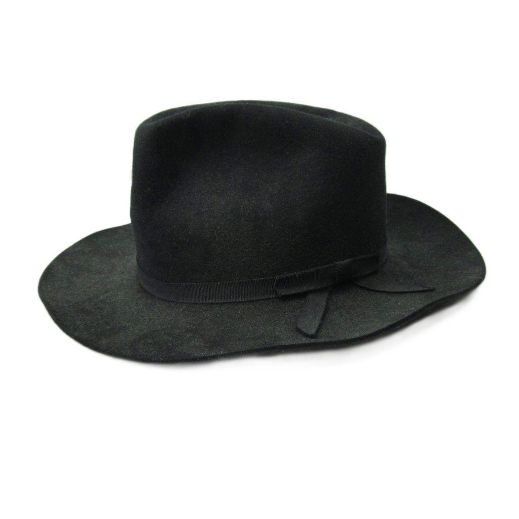 Used NEIGHBORHOOD x Stetson STETSON Collaboration Hat Wool Ribbon S Black 162CHSSN-HT01 1203