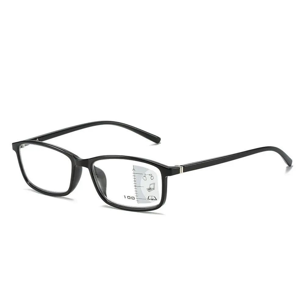 Neue Sportbrille Blaulichtfilter Multifokale Lesebrille Herren Damen Gleitsicht Großrahmen Optische Altersweitsicht Brille