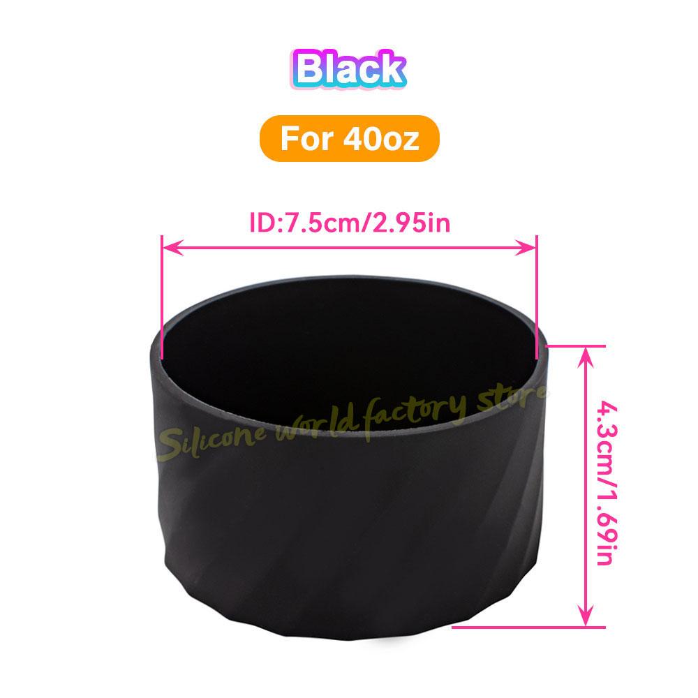 SW 40oz/30oz Fund de Cupă din Silicon pentru Pahar Stanley Adventure Quencher pentru Sticlă de Apă IceFlow cu Pai de Plăcut Mânecă 7.5/7CM