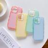 Fresh Macaron Colored Clear Hard Case PC+TPU 2in1 Protective Back Cover for iPhone 17 16e 16 15 14 Plus 13 12 11 Pro Max