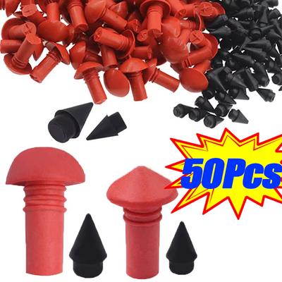 50-10Pcs Universal Car Rubber Mushroom Nails Tyre Repair Nail Plug Puncture Repair Bullet Kit Motorcycle Wheel Tire Repair Tools