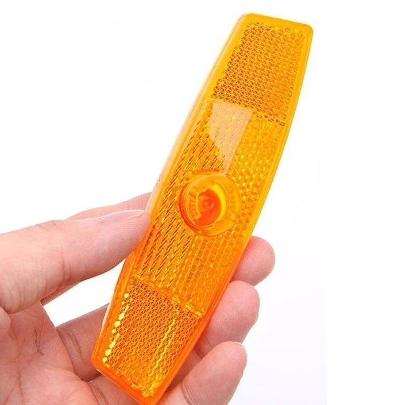 Tail Light Spoke Decorative Reflector Strip Bicycle Night Warning Light Rear Night Light Front Panel Mountain Bike Rear LS