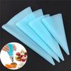 4pcs Confectionery Silicone Icing Piping Cream Pastry Bag Nozzle DIY Cake Baking Decorating Tools