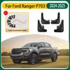 Voor Ford Ranger P703 Accessoires n versie 2024 2025 Spatbord 4x Spatlap Rubber Voor Achter Spatwaterdicht Spatbord