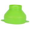 Popcorn Bucket Folding Silicone DIY Popcorn Maker Bowl with Lid Kitchen Accessory(With HandleGreen )