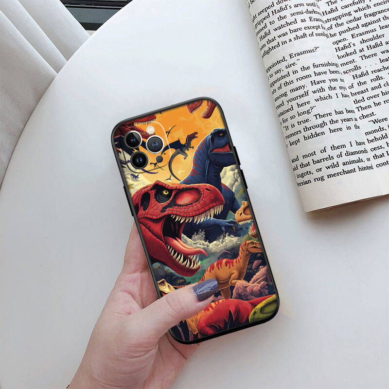 MH40 Dinosaur Phone Shell Case for Redmi Note 8 9 10 11 11S 10C 10X 10A 10T 9A 9C 9T 9S 8T Pro Max Plus Prime