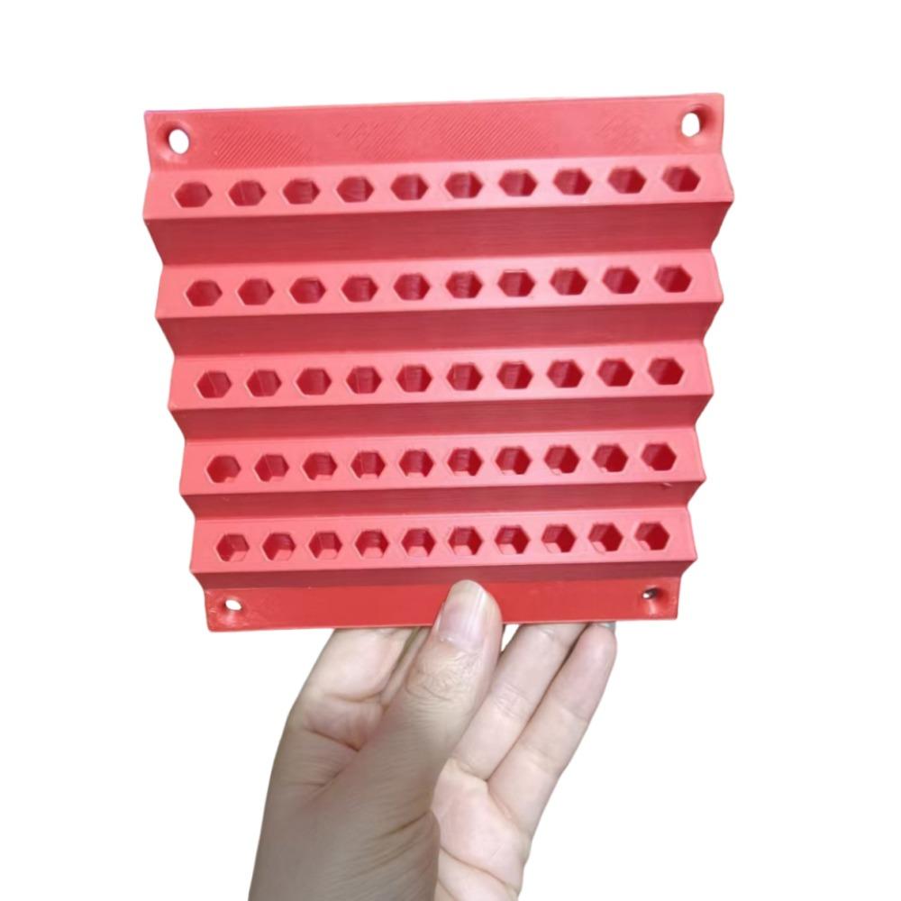 6.3mm Screwdriver Bit Organizer 3D Printing Drill Bit Storage Stand Professional Use