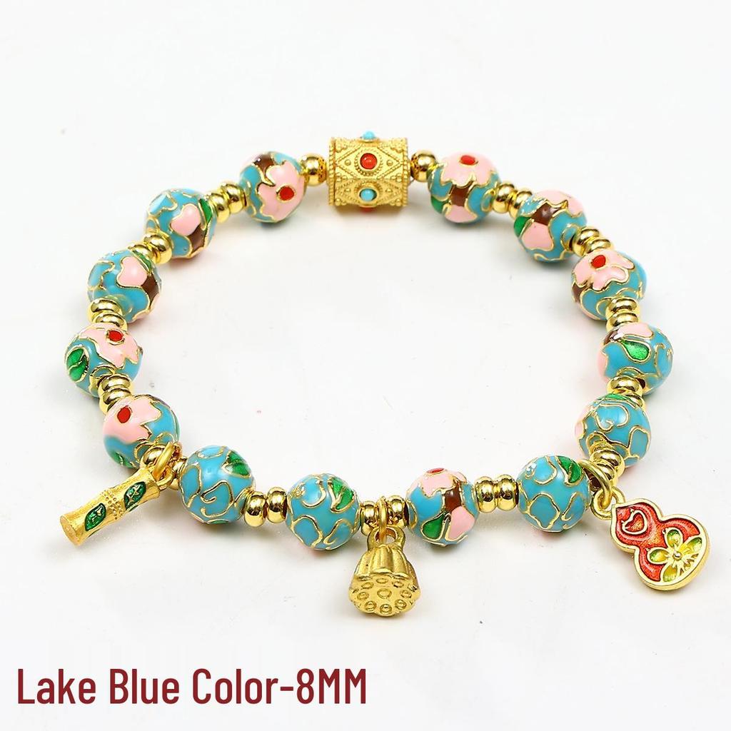 Cloisonné Bracelet - Valentine's Day & Birthday DIY Gift, Ethnic Style Jewelry