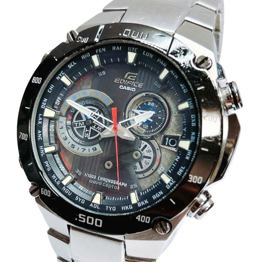 Used [Ends today] Casio EDIFICE watch men s chronograph EQW-M1100 CASIO EDIFICE in operation