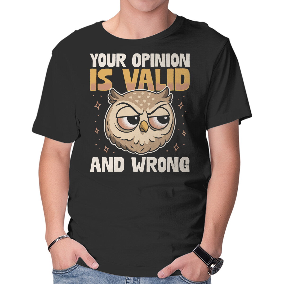 Unisex Crew Neck T-Shirt Valid But Wrong Graphic Short Sleeve Casual Tee XL