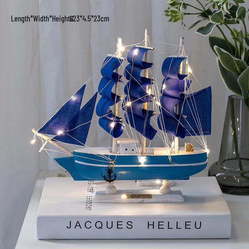 Sailboat Ornament: Creative Home Décor for Living Room, Wine Cabinet, Graduation Gift, or Office Desktop