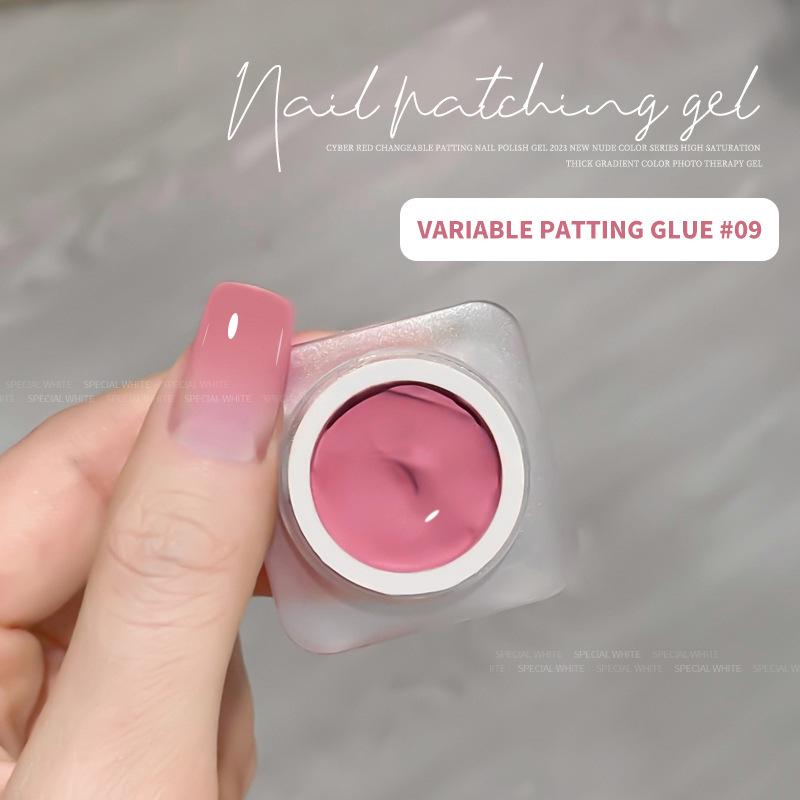20-Color Summer Gradient Blush Gel: Versatile No-Wash Semi-Solid Nail Art