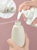 3pcs Refillable Silicone Bottles For Cream/Liquid, With Squeeze Tubes, Portable Empty Bottles For Shampoo/Shower Gel Dispenser