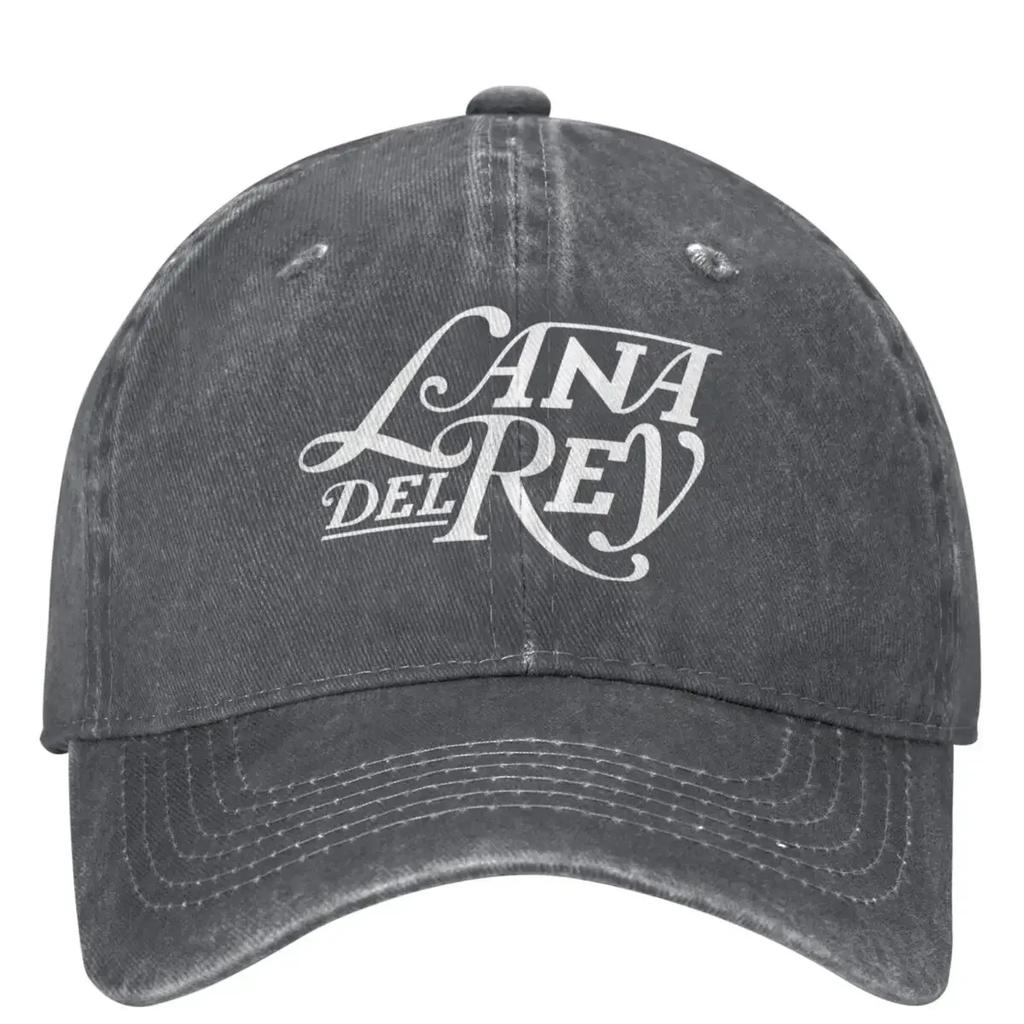 Gorra de Béisbol de Mezclilla Blanca con Logo de Lana Del Rey para Deportes al Aire Libre Estilo Trucker Verano Unisex para Hombres y Mujeres yk Gorras de Béisbol con Diseño Divertido