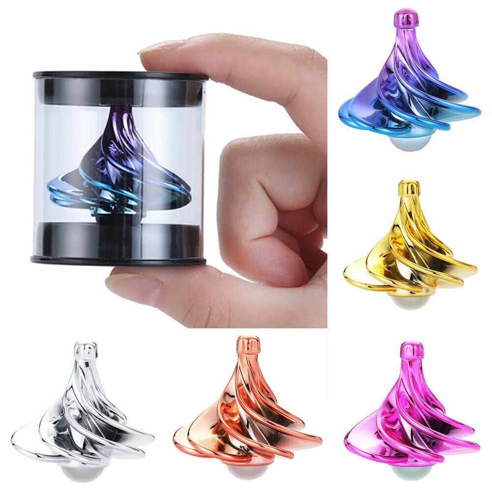 Feixing Spin Top Wind Gyro Portable Wind Blow Girare Giroscopio Desktop Decompressione Giocattoli