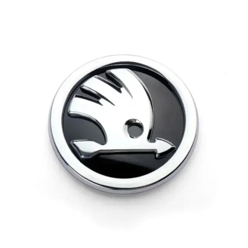 2025 Horké 80MM 90MM Znak Auto Přední Kapota Znak Zadní Víko Kufru Samolepka Pro Skoda Octavia Rapid Kodiaq Karoq Fabia Kamiq Superb Deriva