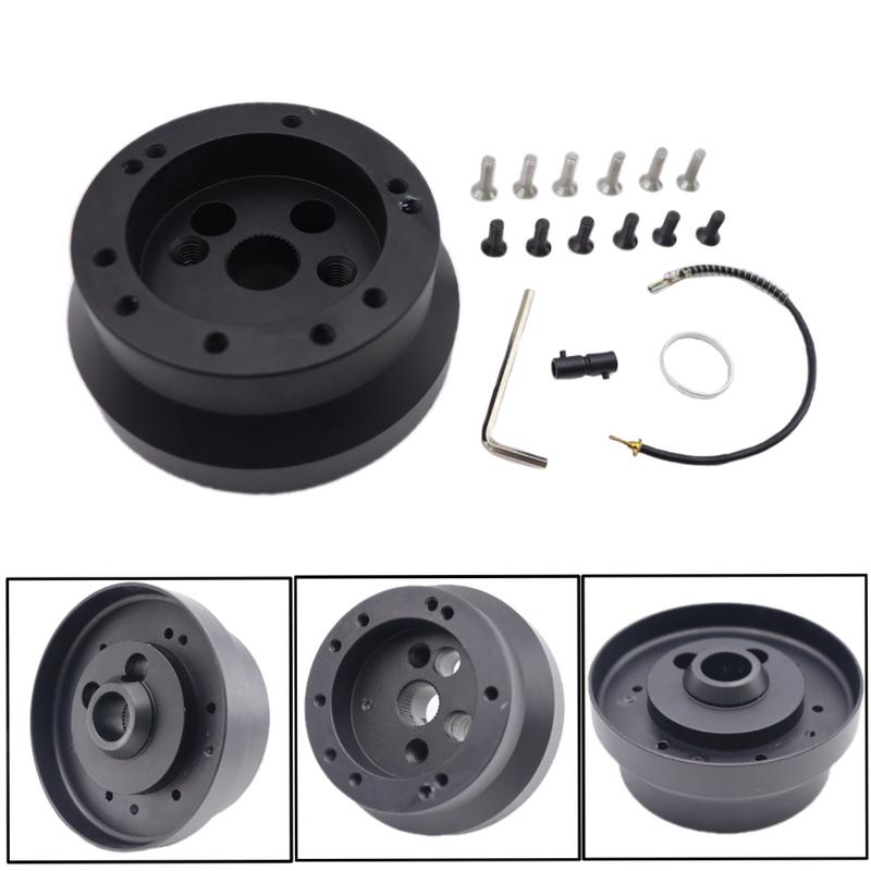 Steering Wheel Hub Adapter 5&6 Hole Compatible with 1969-1994 Chevrolet Chevy GM Flaming River Ididit Buick Jeep Pontiac