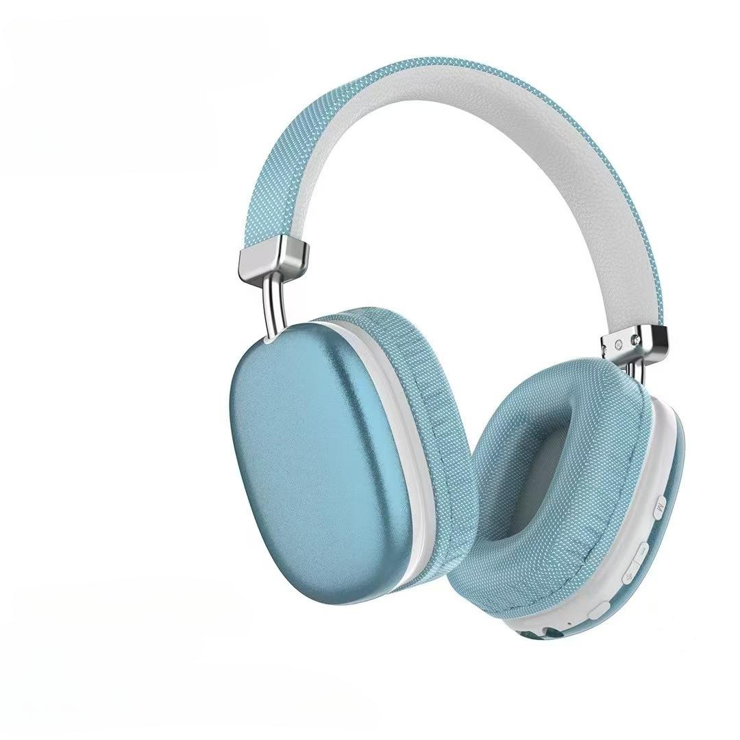 

Bluetooth шумоподавляющие наушники накладные стерео наушники беспроводная гарнитура 19.3*17*7.6cm синий