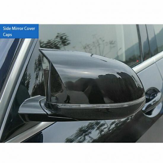 For BMW X5 F15 X6 F16 28i 35i 2014-18 Carbon Look M Style Side Mirror Cover Caps