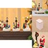 Cartoon Resin Christmas Ornament With Illuminated Effect For Holiday Party Decor