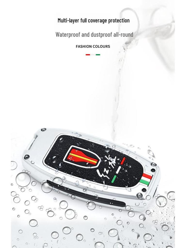 Hongqi H9 Luxury Metal Key Case & Keychain for 2020-2022 Models (Unisex)