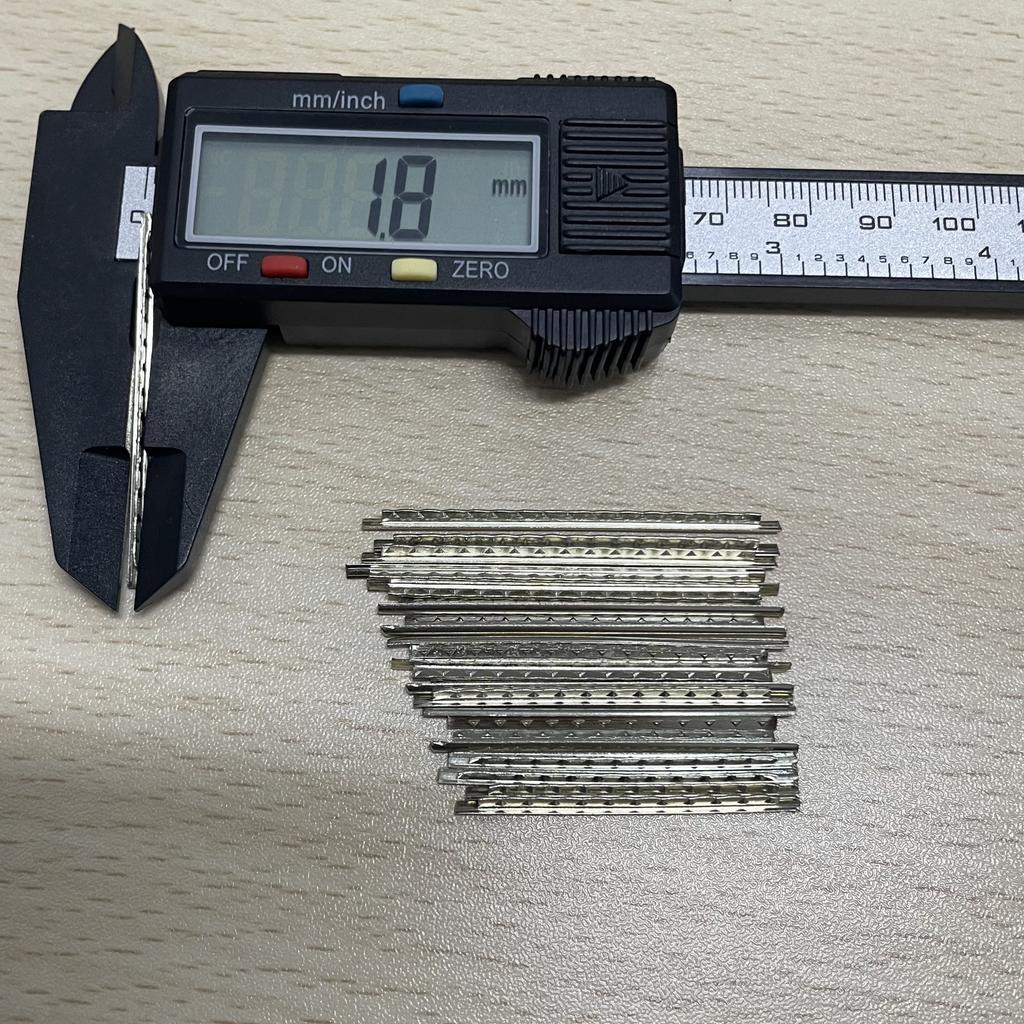 Miwayer 18-24pcs Frets Wire Fingerboard Nickel 1.6MM 1.8MM 2MM 2.2MM 2.4MM 2.7MM 2.9MM Repair Material for Guitar Bass Ukulele