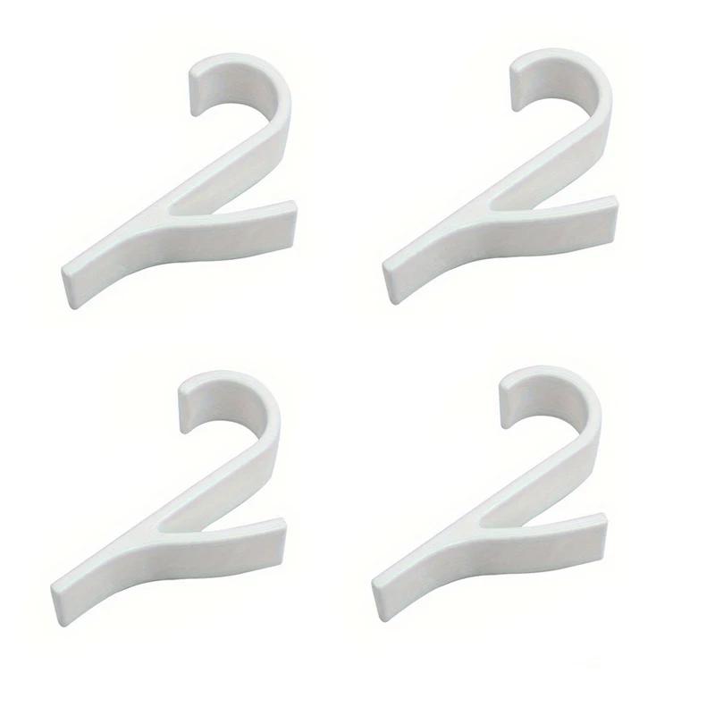 2/4/6pcs Radiator Hooks for Towels, Adhesive Bathroom Shower Hanger, No-Drill Clips for Clothes Scarf Storage