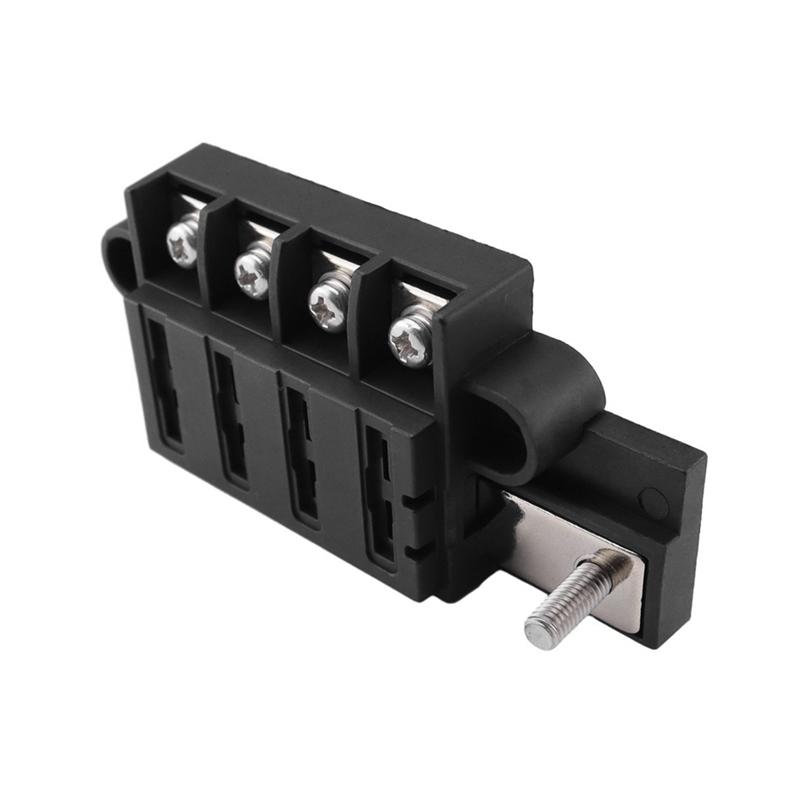 Ac29-Car Boat Fuse Box Holder Fuse Holder Compact 1 In 4 Out Circuit 4 Way Blade Fuse Holder Block