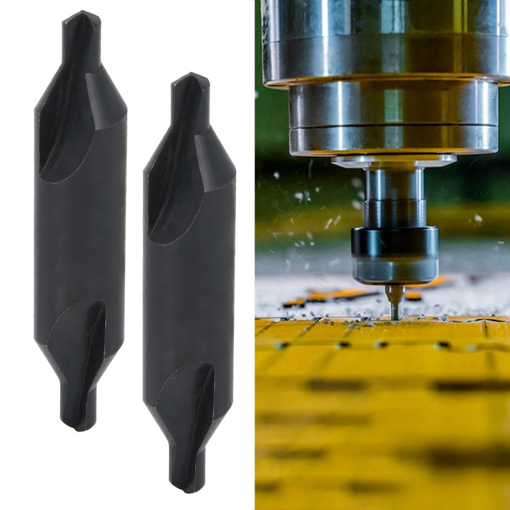 2 Buc. Burghie de Centrare Oțel Rapid pentru Mașini de Frezat Instrumente de Poziționare 6mm