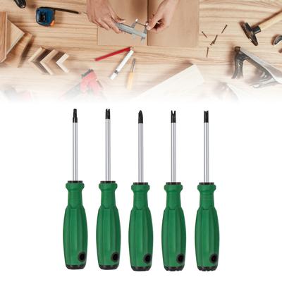 5 Stück langlebige magnetische Schraubendreher U/Y/Innenkreuz/Dreieck/3-Punkt-Schraubendreher mit hohem Drehmoment für Heimwerkstätten