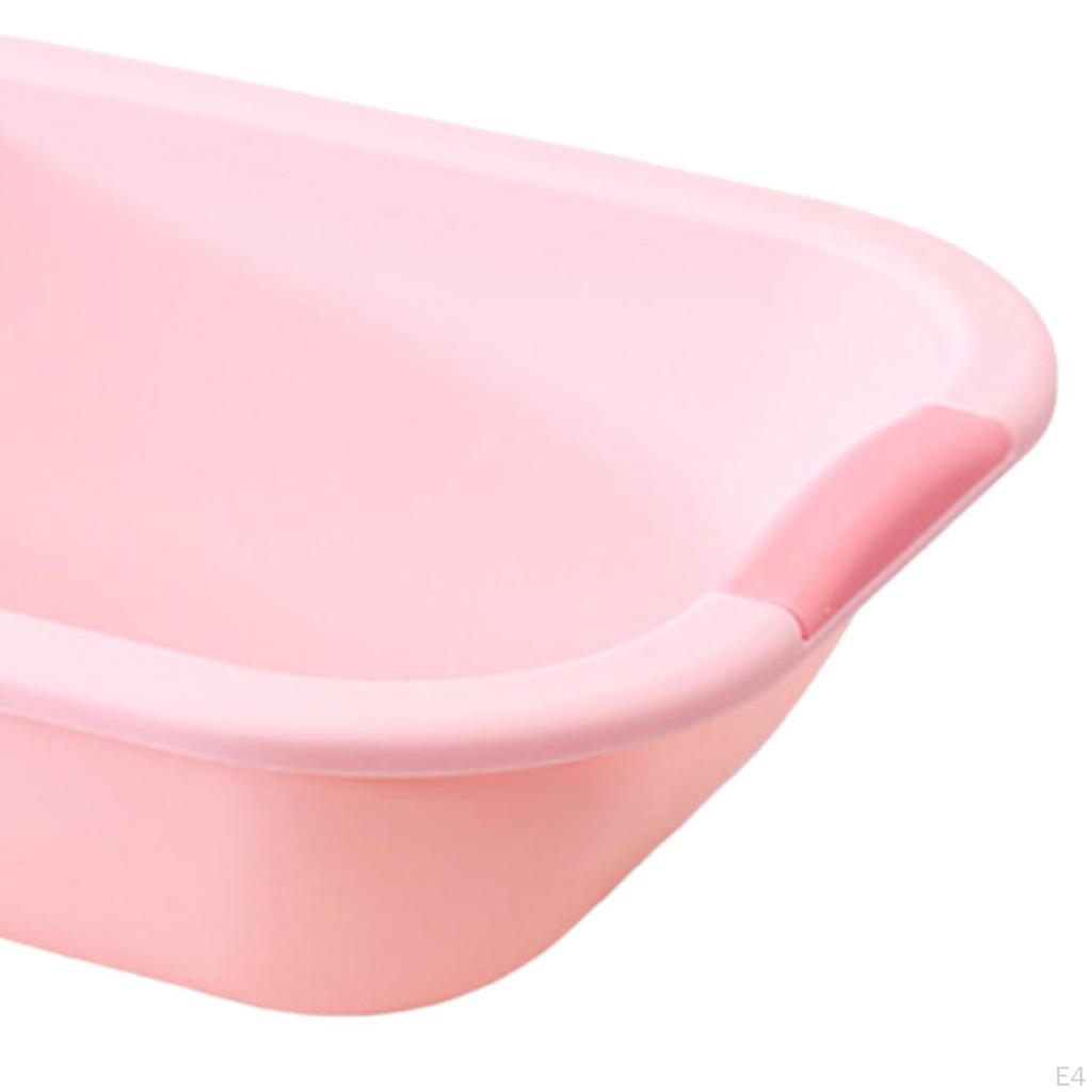 Wash Basin Dish Tub Multifunctional Laundry Basket Dishpan for Cleaning Clothes Hand Face