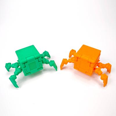 3D-gedruckte mechanische vierbeinige Spinne mit beweglicher Technologie, mechanisches Spinnenspielzeug