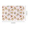Cute Corgis Doormat Non-Slip Entrance Kitchen Bathroom Floor Door Mats  Toilet Rug Carpet Footpad