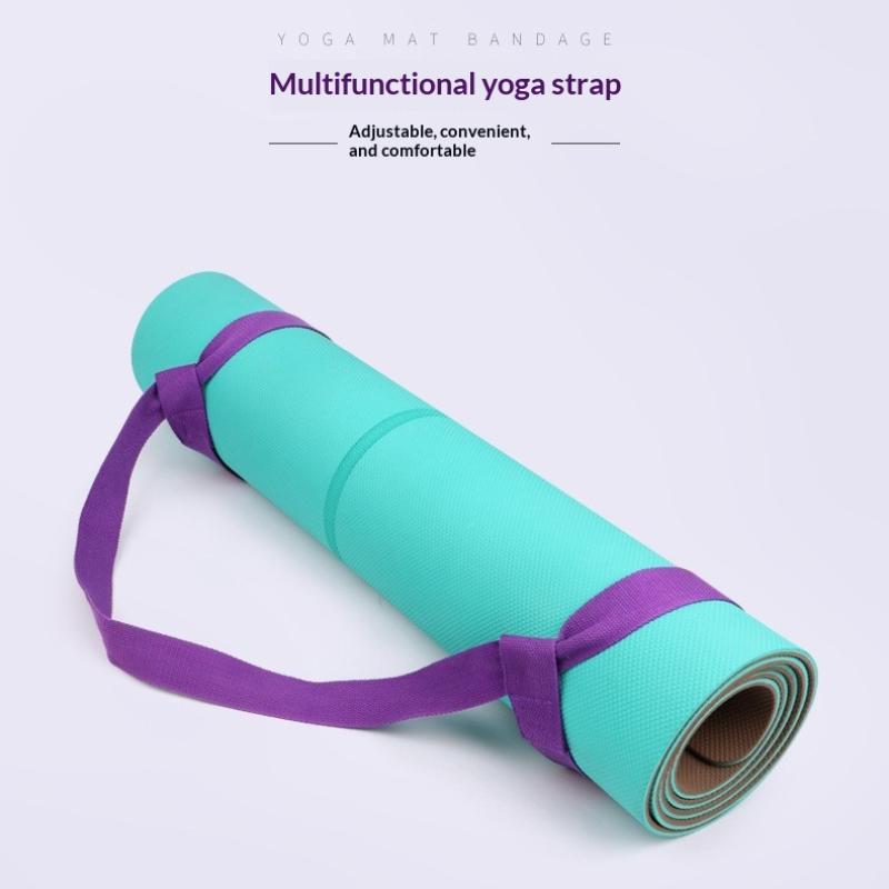 Adjustable Yoga Mat Bundle Storage Strap Shoulder Carry Straps With Thickened Carrier Fitness Strap For Yoga Mats Gym Equipment