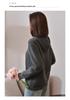 2024 Spring Women's Hooded Zip-Up Knit Cardigan: Stylish, Versatile Wool Outerwear