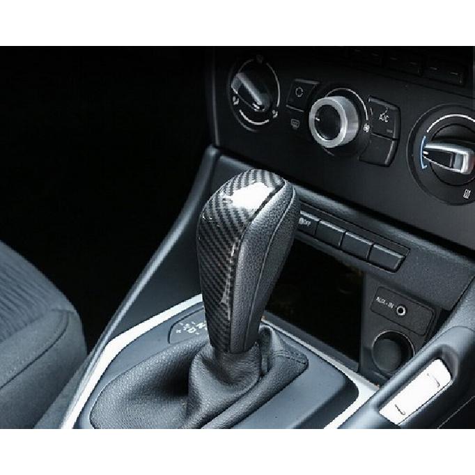 For BMW 3 Series E84 X1 E87 1 Series E90 E92 Carbon Fiber Shift Knob Cover Shell