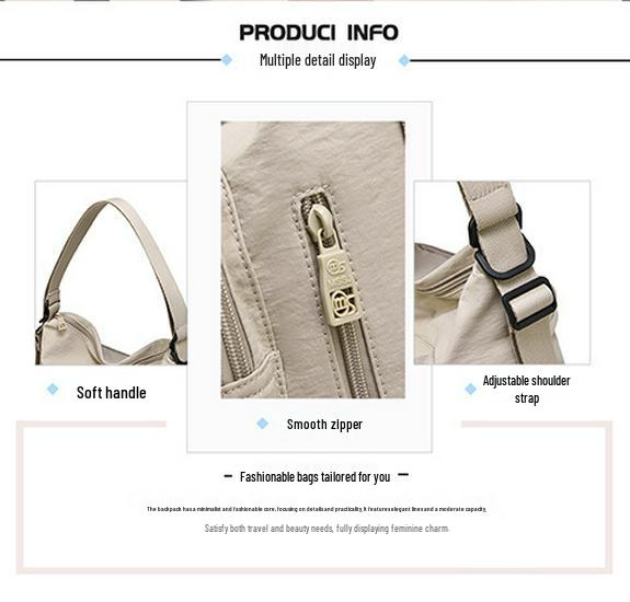 2025 Japan & South Korea Fashion Women's Large Capacity Crossbody Shoulder Bag & Casual College Backpack